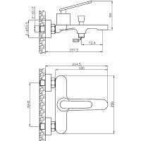 Товар: Смеситель для ванны Agger Beauty Хром арт-A2610000 - фото 9 Смеситель для ванны Agger Beauty Хром арт-A2610000 — фото 9, Смеситель для ванны