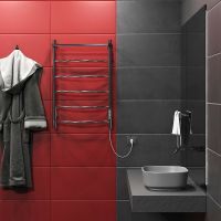 Электрический полотенцесушитель Aringa Берген 80x50 с полкой Хром арт-AR03006CH — фото 2, Электрические полотенцесушители