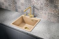 Смеситель для кухни Milacio Ultra Золото брашированное арт-MCU.558.GD — фото 6, Смесители для кухни