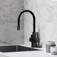 Смеситель для кухни Sancos Arno Черный матовый арт-SC4005MB — фото 3, Смесители для кухни