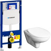 Комплект унитаза Roca Mateo 346200000+ZRU9302815  с инсталляцией Geberit Duofix Sigma UP320 111.300. арт-346200000+ZRU9302815+111.300.00.5 — фото 1, Комплекты унитаз + инсталляция
