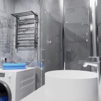 Электрический полотенцесушитель Altasan ПарусПроф 80х50 с полкой Графит арт-ПарусПроф8050ПГ — фото 3, Электрические полотенцесушители