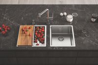 Мойка для кухни KOMBINO 30 KMB 90 FI 440X440 F/S в комплекте с сифоном 1130551 арт-1118877.0 — фото 2, Кухонные мойки