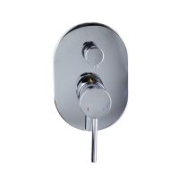 Душевая система Bronze de Luxe Scandi Хром арт-14582C — фото 3, Встраиваемые душевые комплекты