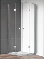 Душевой уголок CEZARES арт-ECO-O-ASH-2-80/100-C-Cr — фото 2, Прямоугольные душевые уголки