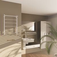 Электрический полотенцесушитель Altasan Горизонт 80х50 П с полкой Хром арт-Горизонт8050П — фото 5, Электрические полотенцесушители