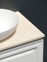 Столешница для ванной комнаты SANCOS 800х460 , арт. арт-TT80A2 — фото 6, Столешницы под раковину