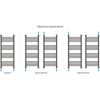 Водяной полотенцесушитель Сунержа Богема+ 1000х500 с полкой Хром арт-00-0223-1050 — фото 4, Водяные полотенцесушители