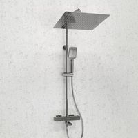 Душевой комплект с термостатическим смесителем арт-A199.119.126.010.CH Thermo — фото 1, Душевые стойки