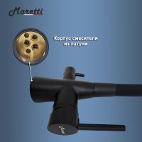 Товар: Смеситель для кухни Maretti Project Black Черный матовый арт-PB31RGF71 - фото 2 Смеситель для кухни Maretti Project Black Черный матовый арт-PB31RGF71 — фото 2, Смесители для кухни