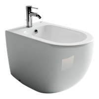 Биде Ceramicanova Metropol Белое арт-CN4005 — фото 1, Биде напольные