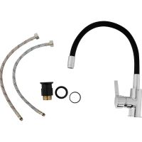 Смеситель для кухни ESKO Coral Хром Черный арт-CL 519 B — фото 5, Смесители для кухни