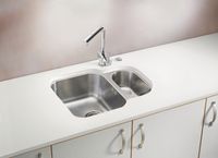 Мойка для кухни DUO 70 SAT-90 560X440 в комплекте с сифоном 1127257, арт-1039363.0 — фото 2, Кухонные мойки