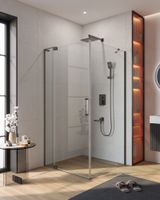 Душевой уголок CEZARES арт-SLIDER-AH-1-100-100/110-C-GM — фото 1, Прямоугольные душевые уголки