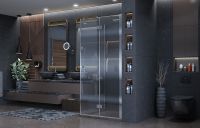 Товар: Душевой уголок Ambassador Diamond 100х100 профиль Хром стекло прозрачное арт-12011106R - фото 5 Душевой уголок Ambassador Diamond 100х100 профиль Хром стекло прозрачное арт-12011106R — фото 5, Квадратные душевые уголки