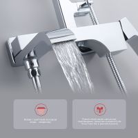 Душевая система Raglo Хром арт-R02.24 — фото 5, Душевые стойки