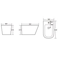 Товар: Биде Iberica Blanca Burgos Bide подвесное Белое арт-IB.BRA.B12 - фото 3 Биде Iberica Blanca Burgos Bide подвесное Белое арт-IB.BRA.B12 — фото 3, Биде подвесные