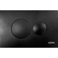 Клавиша смыва Nova Черная матовая арт-NV7313 — фото 1, Кнопки смыва