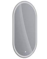 Товар: Зеркало LUNO , 55*100см, сенсорный выключатель, LED-подсветка, ф-ция антизапотевания арт-99.2007 - фото 3 Зеркало LUNO , 55*100см, сенсорный выключатель, LED-подсветка, ф-ция антизапотевания арт-99.2007 — фото 3, Зеркала в ванную комнату