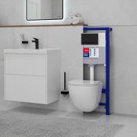 Инсталляция Lemark Peneda Expert для унитаза с клавишей смыва Хром глянцевый арт-9812111 — фото 5, Инсталляции для унитазов