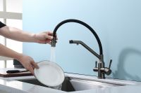 Смеситель для кухни Raglo Графит матовый Черный арт-R81.62.09 — фото 10, Смесители для кухни