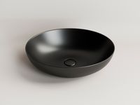 Раковина-чаша Ceramicanova Element 52 Черная матовая арт-CN6017MB — фото 14, Раковины накладные