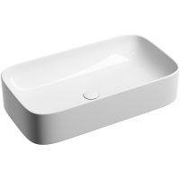 Раковина-чаша Ceramicanova Element 71 Белая глянцевая арт-CN6054 — фото 1, Раковины накладные