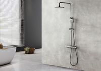 Душевая система Lemark Bronx Графит арт-LM3770GM — фото 3, Душевые стойки