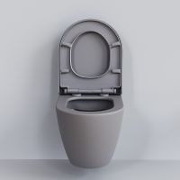 Унитаз Ambassador Queen подвесной Серый матовый без сиденья арт-113T20301R — фото 10, Подвесные унитазы