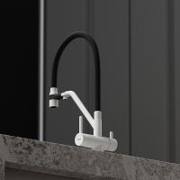 Товар: Смеситель для кухни Sancos Dora Белый гранит Черный арт-SC4003GR - фото 6 Смеситель для кухни Sancos Dora Белый гранит Черный арт-SC4003GR — фото 6, Смесители для кухни