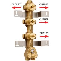 Скрытая часть для смесителя Bossini G 3/4 арт-Z030271000 — фото 1, Комплектующие для смесителей