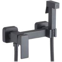 Гигиенический душ со смесителем D-Lin Черный матовый арт-D180201-A — фото 1, Гигиенические души