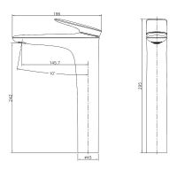 Смеситель для раковины Bond Cube Черный матовый арт-B03-2788 — фото 5, Смесители для раковины