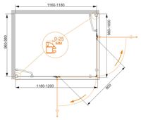 Товар: Душевой уголок CEZARES арт-BERGAMO-W-AH-2-120/100-C-Cr-L - фото 2 Душевой уголок CEZARES арт-BERGAMO-W-AH-2-120/100-C-Cr-L — фото 2, Прямоугольные душевые уголки