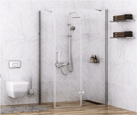 Aller Душевая дверь арт-10H05RWHITE — фото 4, Распашные душевые двери