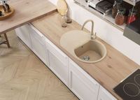 Кухонная мойка Polygran ATOL-760 (№16 Черный) арт-679016 — фото 1, Кухонные мойки