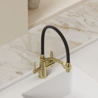 Смеситель для кухни Sancos Eri Полированное золото Черный арт-SC4001ZG — фото 7, Смесители для кухни