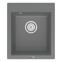 Мойка кухонная Point Динара 42 , серый арт-PN3004AL — фото 1, Кухонные мойки
