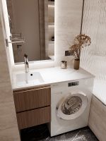 Товар: Раковина Florentina Аванти 100 L с местом под стиральную машину Белая арт-10.310.0L100.001 - фото 3 Раковина Florentina Аванти 100 L с местом под стиральную машину Белая арт-10.310.0L100.001 — фото 3, Раковины встраиваемые сверху