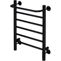 Электрический полотенцесушитель Comfysan Capri EC-6 60x40 с полкой Черный матовый арт-012694 — фото 1, Электрические полотенцесушители