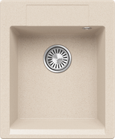 Кухонная мойка Polygran ARGO-420 (№327 Кремовый) арт-854642.0 — фото 1, Кухонные мойки