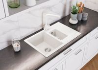 Кухонная мойка Polygran BRIG-770 (№16 Черный) арт-621404 — фото 1, Кухонные мойки