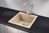 Granula-, кухонная мойка, кварц арт-4651, ПЕСОК — фото 2, Кухонные мойки