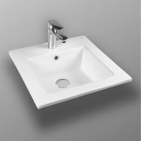 Раковина Bond 41 Белая глянцевая арт-S06-410 — фото 2, Раковины встраиваемые сверху