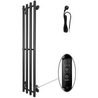 Электрический полотенцесушитель Altasan Арго 120х21 Черный муар арт-Арго12021ЧМ — фото 1, Электрические полотенцесушители