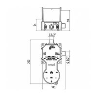 Скрытая часть для смесителя Gattoni GBOX G 1/2 арт-SC0500000 — фото 2, Комплектующие для смесителей