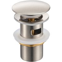 Донный клапан Milacio Ultra click-clack Нержавеющая сталь арт-MCU.050.SS — фото 1, Донные клапаны