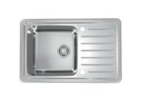 Мойка для кухни GALEO 20 SAT 90 FI 790X500 в комплекте с сифоном 1127251, арт-1128553.0 — фото 1, Кухонные мойки