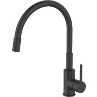 Смеситель для кухни Milardo Meal Черный матовый арт-M01BL0FM05 — фото 1, Смесители для кухни