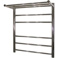 Водяной полотенцесушитель Melodia della vita Shelf Eco 50х60 П5 с полкой Полированная стал арт-MTRSO5060 — фото 1, Водяные полотенцесушители